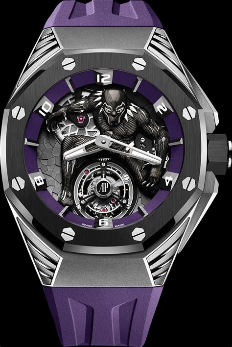 audemars piguet black panther prix|Audemars Piguet royal oak marvel.